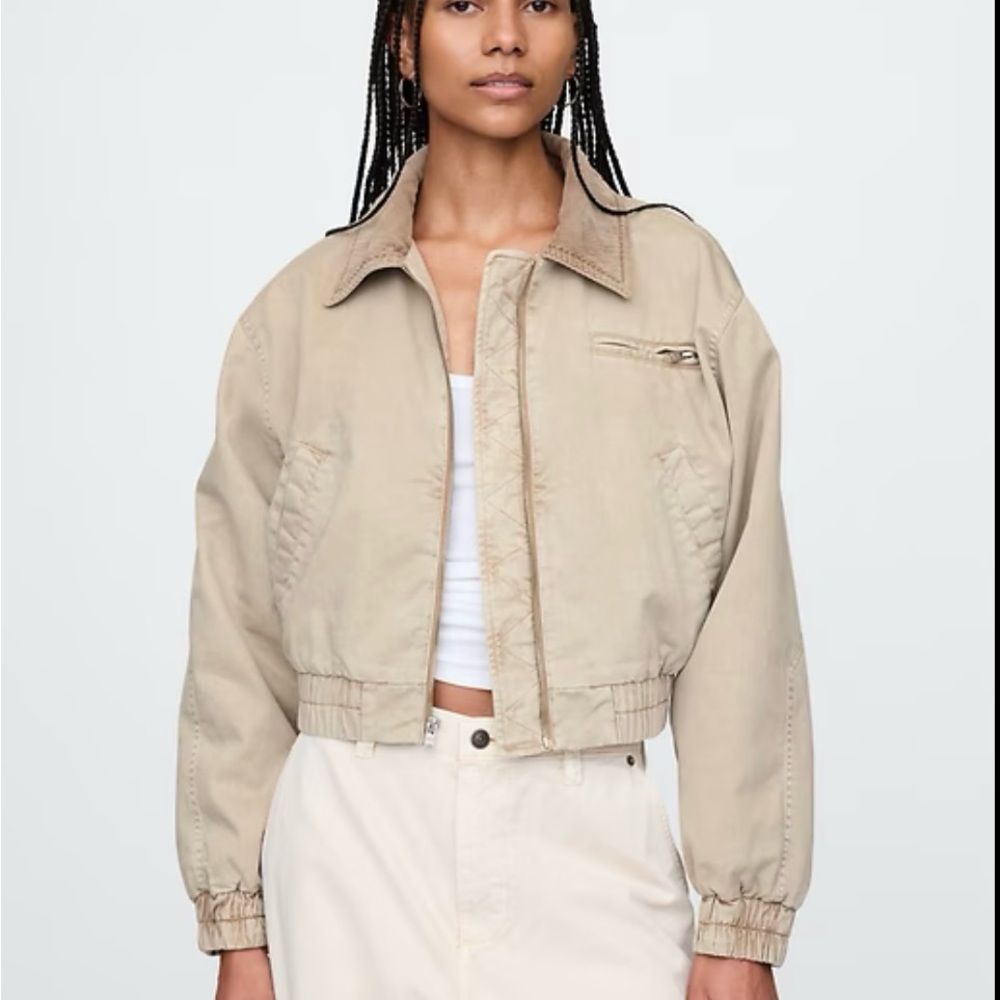 Gap Khaki Bomber Jacket